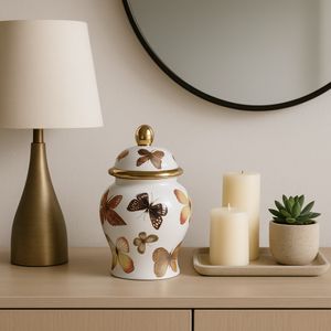 HAMDENWORTH WHITE CHINOISERIE 9 (IN) 12