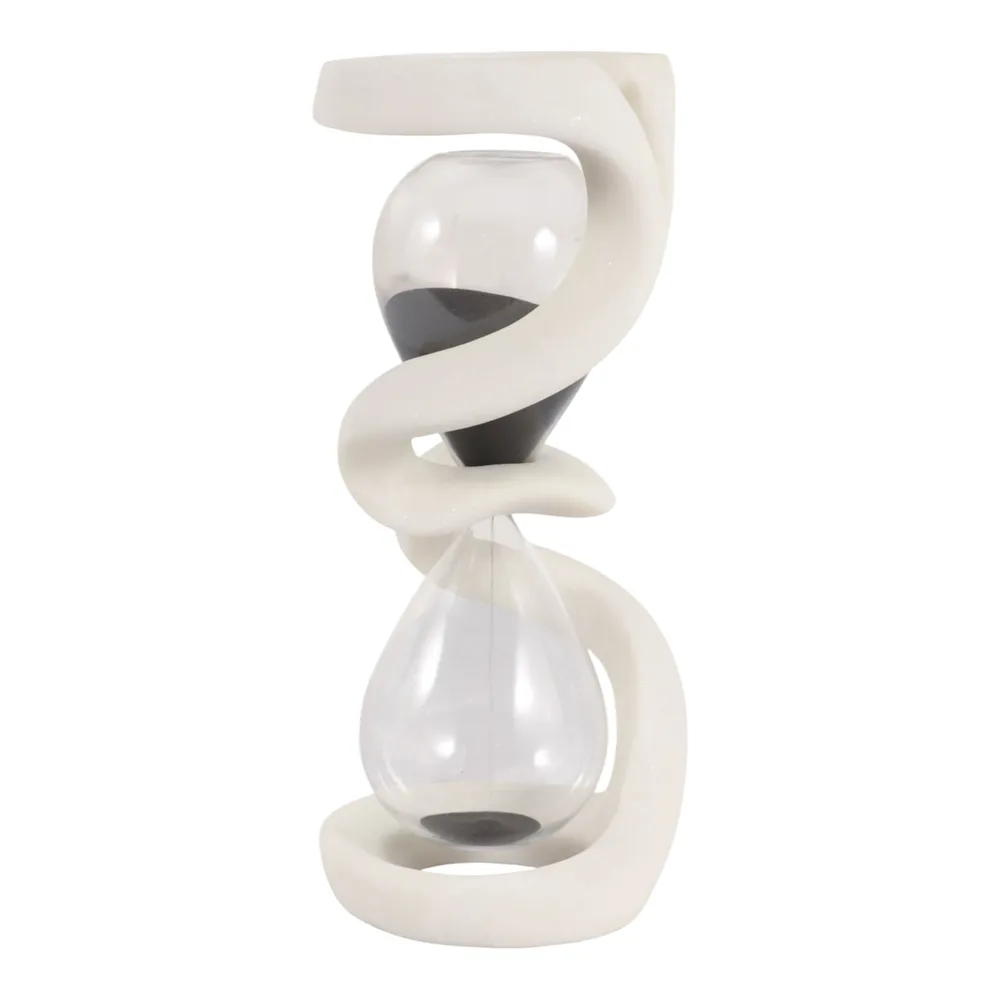 TESSSIDE WHITE HOURGLASS 13 (IN)