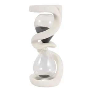 TESSSIDE WHITE HOURGLASS 13 (IN) 5