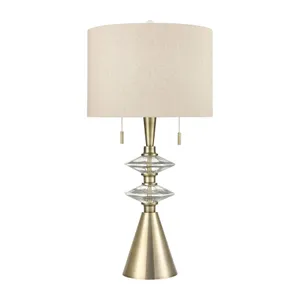 Annetta 33'' High 2-Light Table Lamp - Set of 2 Antique Brass 2