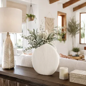 MARCHOLM WHITE VASE 15 (IN) 12