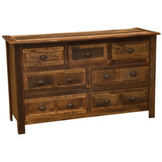 Barnwood Seven Drawer Dresser - Premium Line