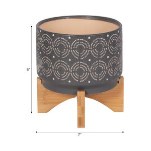 DILLONFORD GRAY PLANTER 8 (IN) 9