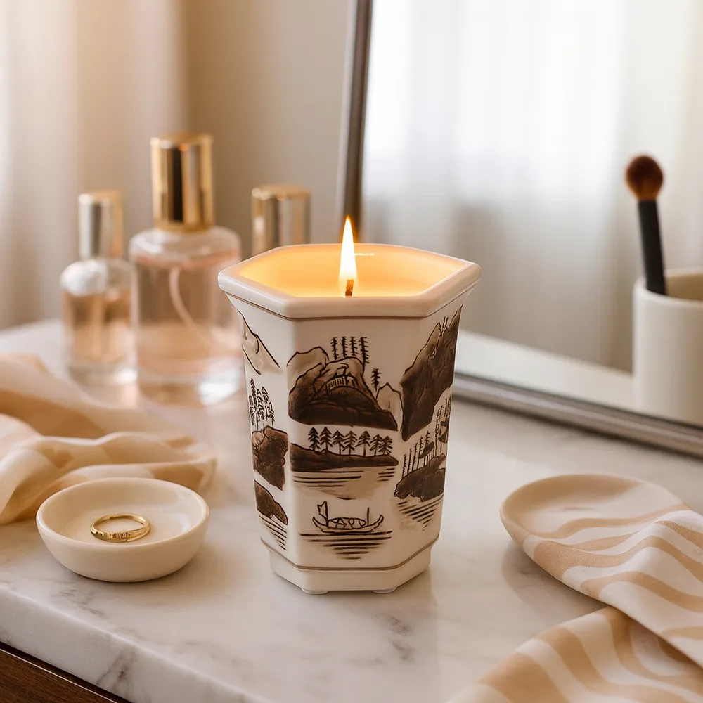 NICKRUN BROWN CANDLE 5 (IN)