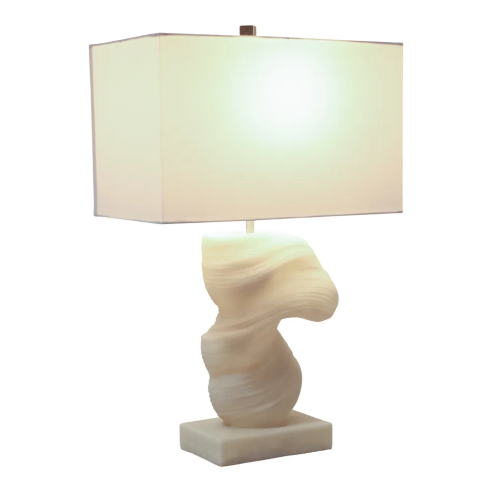 NEWTONWORTH IVORY LAMP 25 (IN)