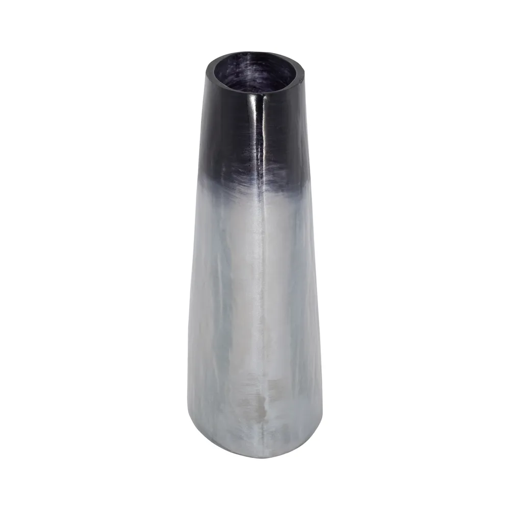 BISHOPFIELD BLUE GLASS VASE 8 (IN)