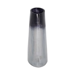 BISHOPFIELD BLUE GLASS VASE 8 (IN) 4