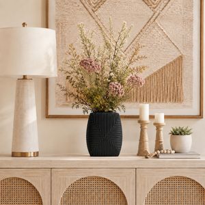 EMMONS BLACK VASE 10 (IN) 10