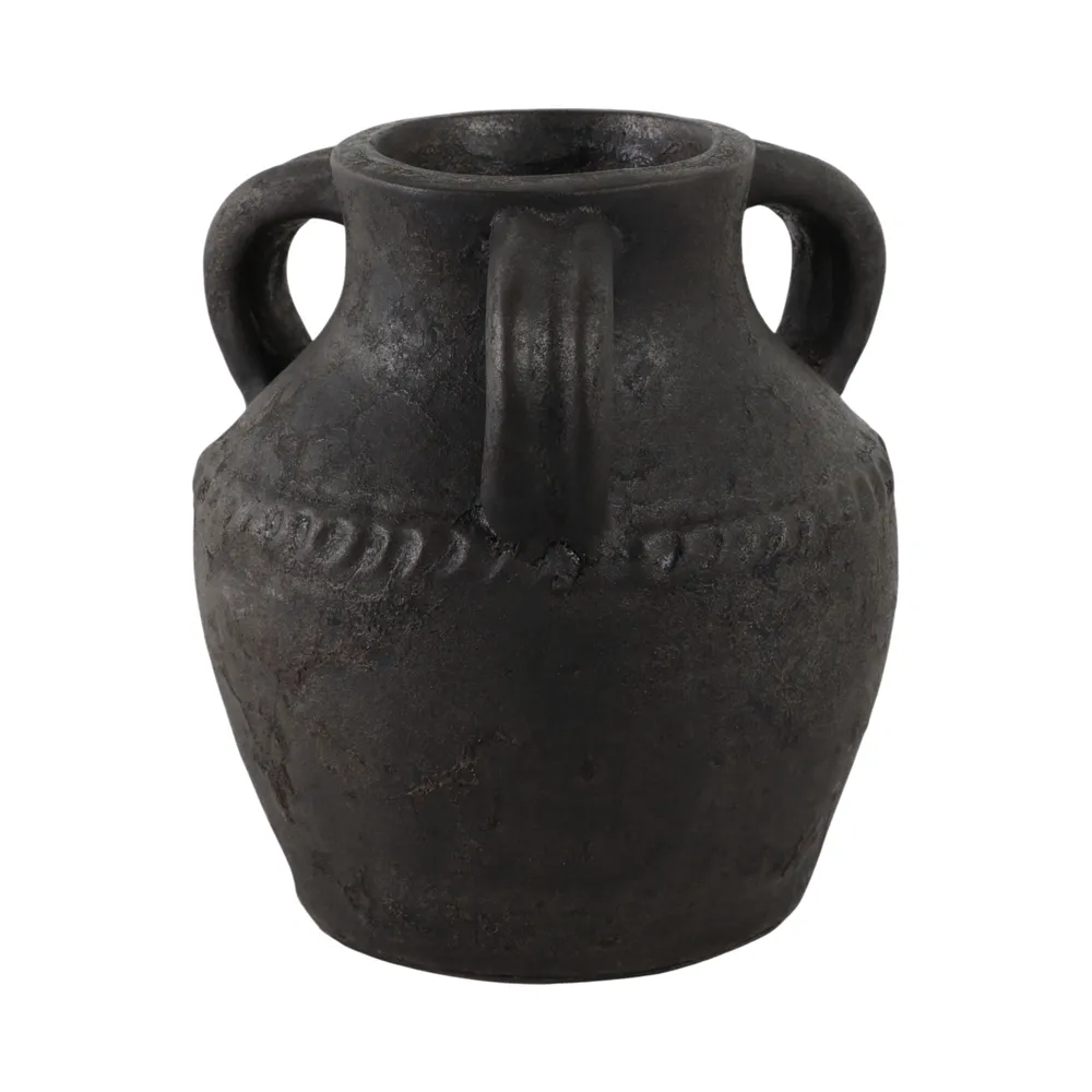 NOELWIND BLACK VASE 10 (IN)