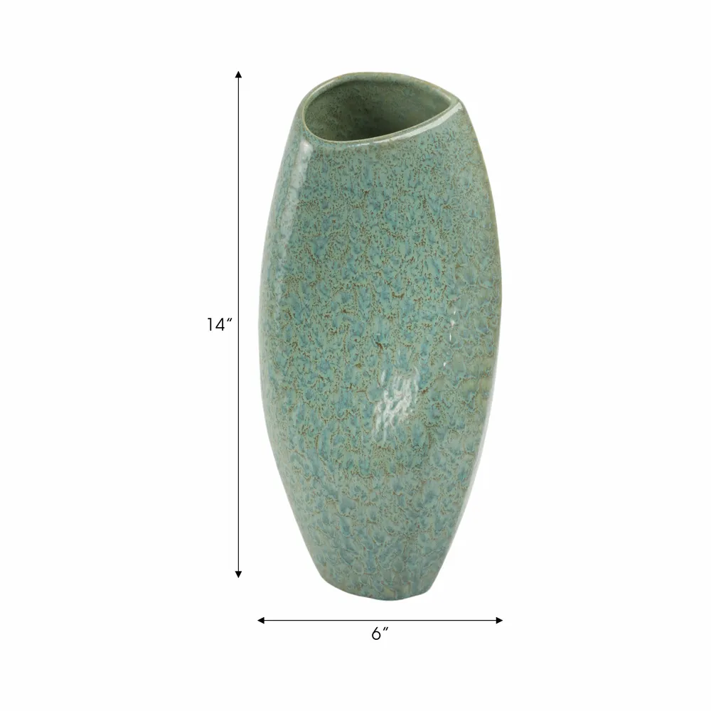 HAMMONDWORTH GREEN VASE 14 (IN)