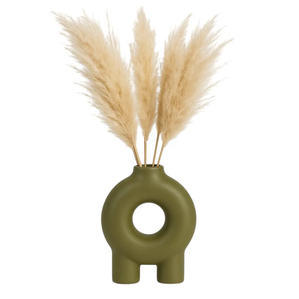 DOYLEBURN GREEN VASE 7 (IN)