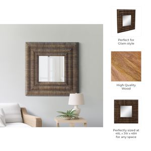 BROCKPARK BROWN MIRROR 48 (IN) 9