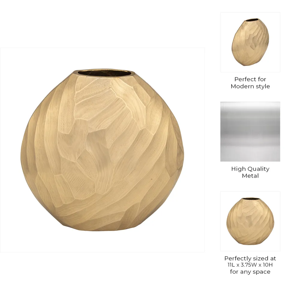 ARLENCLIFF GOLD VASE 11 (IN)