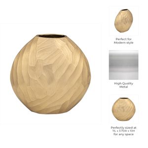 ARLENCLIFF GOLD VASE 11 (IN) 9