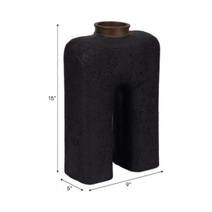 ROLANDCREST BLACK VASE 15 (IN) 10