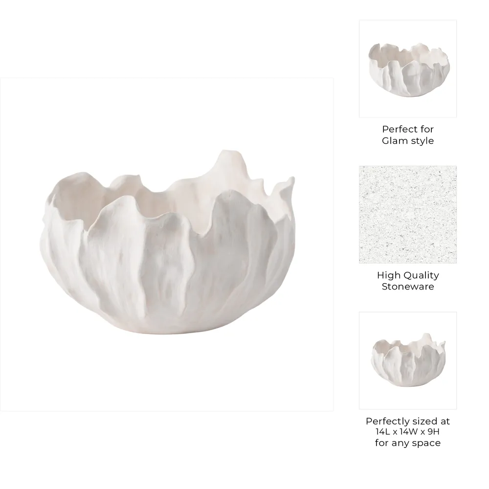 ETHANHAM IVORY BOWL 9 (IN)