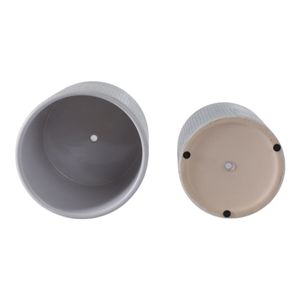 NORMACLIFF SET OF 2 SILVER PLANTER 7 (IN) 7