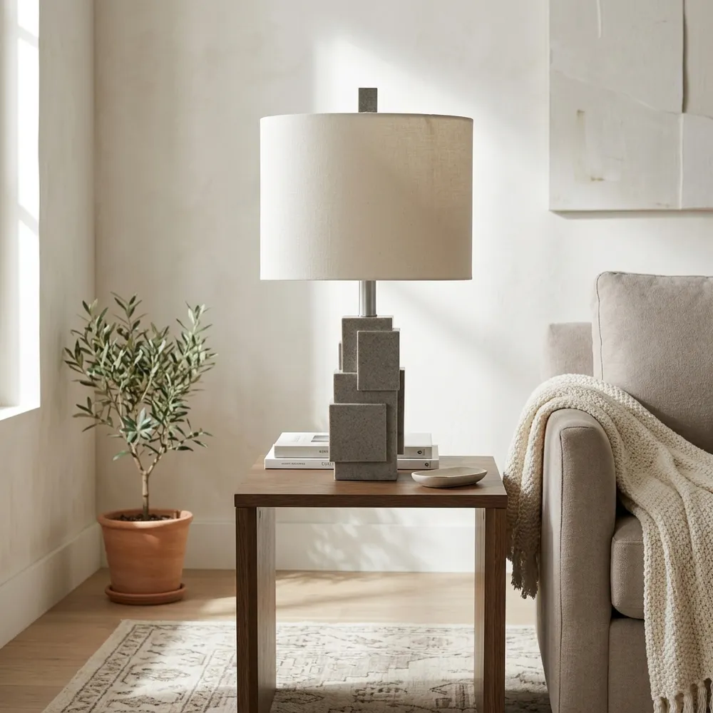 HALEYWAY GRAY LAMP 22 (IN)