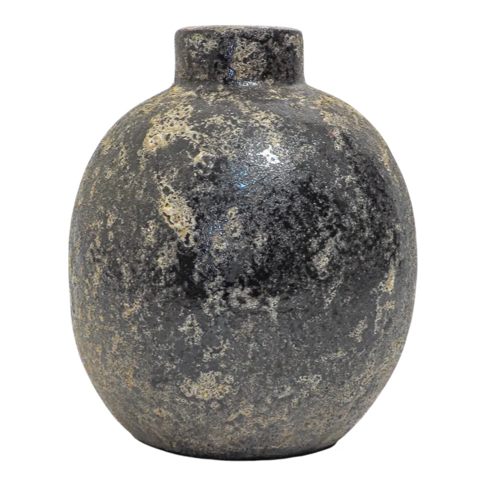 ORTONCREST BLACK VASE 10 (IN)