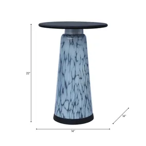 GROVERGROVE BLUE TABLE 22 (IN) 10