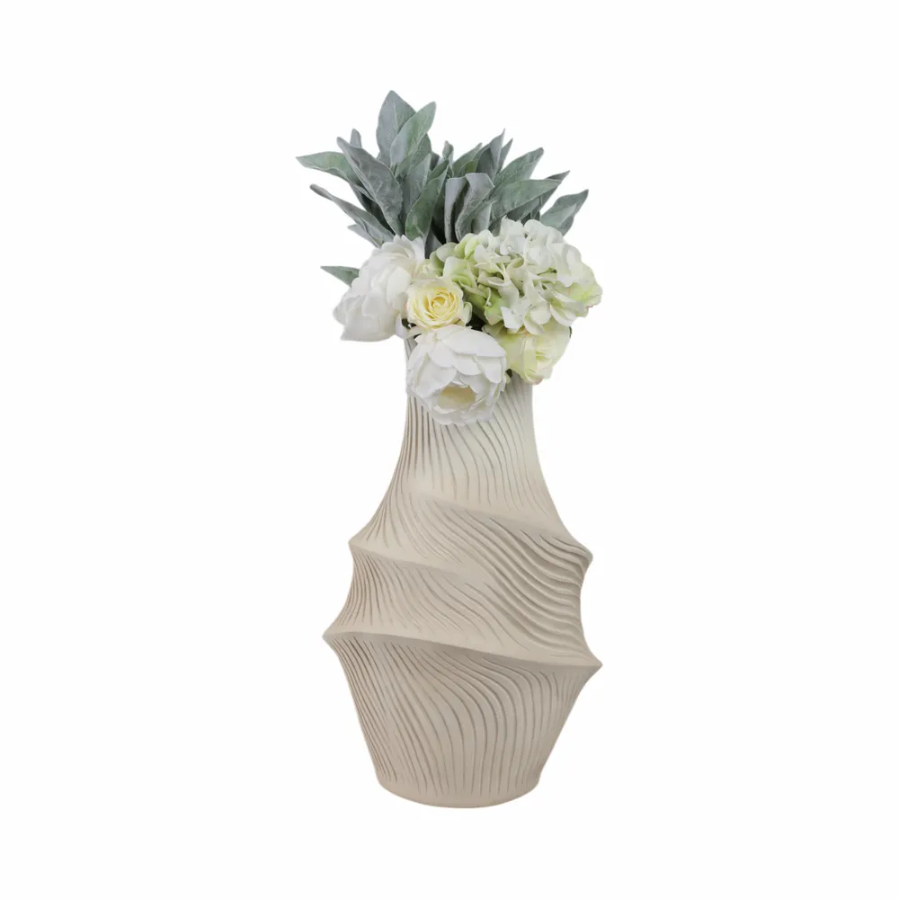 HARLEMWELL IVORY VASE 19 (IN)