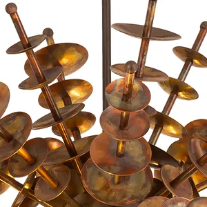 Sigma 28″ Wide 4-Light Chandelier - Autumn Brass 3