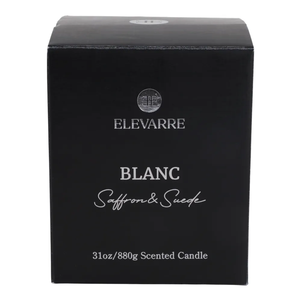ROWANSTONE BLANC SAFFRON & SUEDE CANDLE 7 (IN)