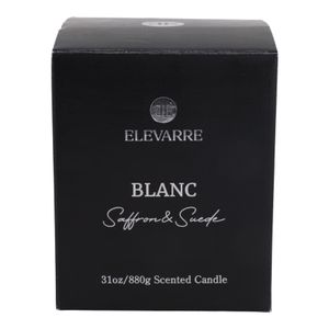 ROWANSTONE BLANC SAFFRON & SUEDE CANDLE 7 (IN) 8