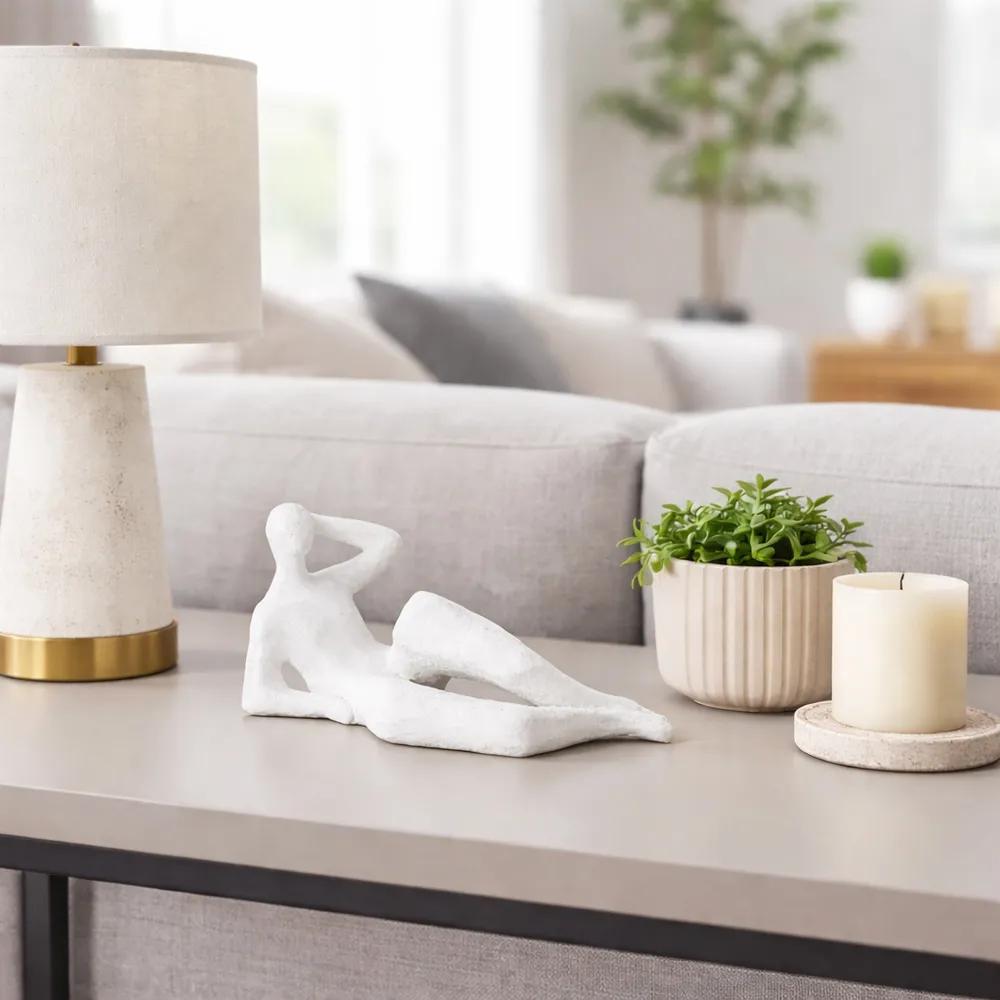 PALMERBURN WHITE DECOR 5 (IN)