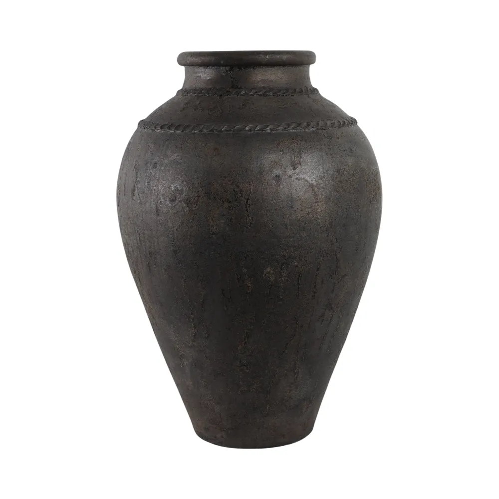 GRAYDONBEACH BLACK VASE 30 (IN)