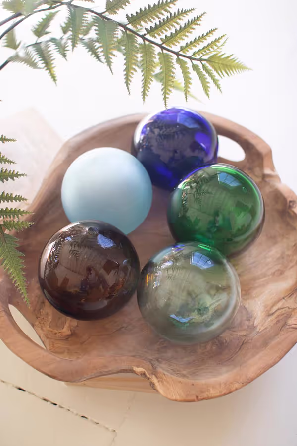 Recycled Frosted Glass Ball