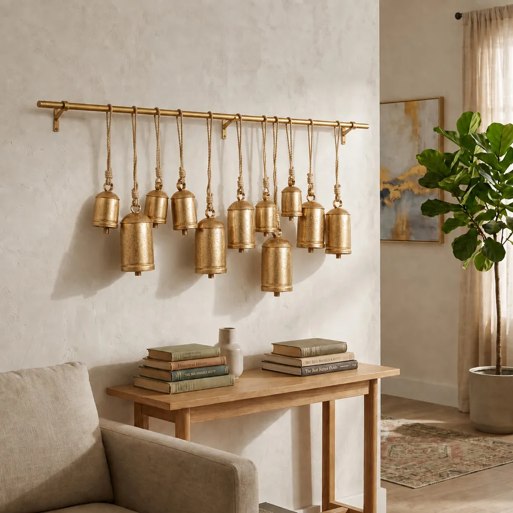BOLTONOAK GOLD WALL HANGING 20 (IN)