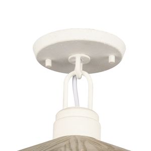 Cape May 14'' Wide 1-Light Semi Flush Mount - White Coral 5