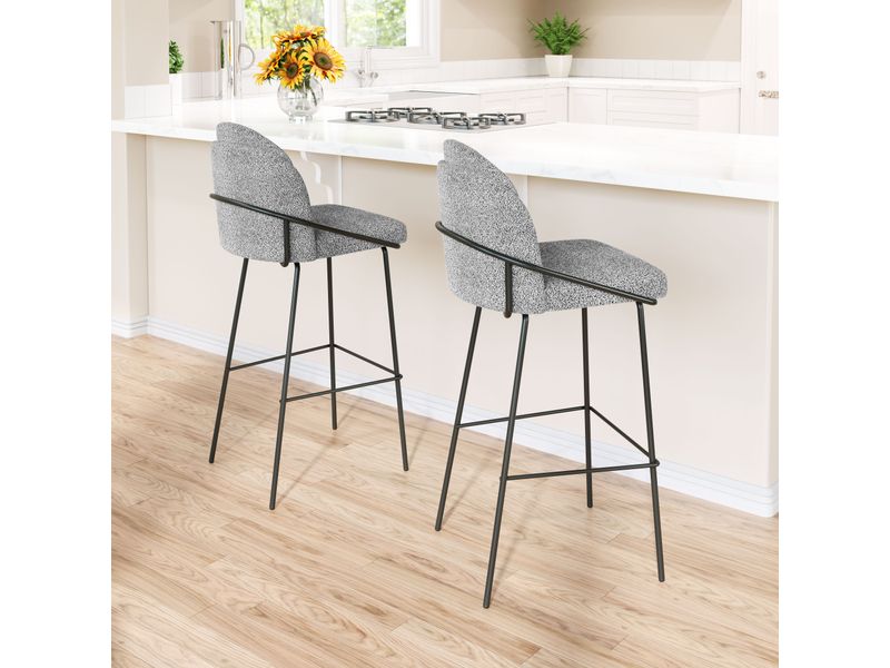 Jambi Barstool Black & White 9
