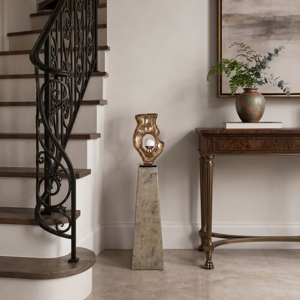 TRUEDALE GOLD VASE 35 (IN)