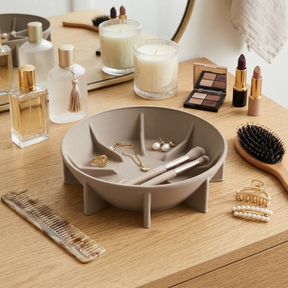 HANSONGATE GRAY BOWL 3 (IN)