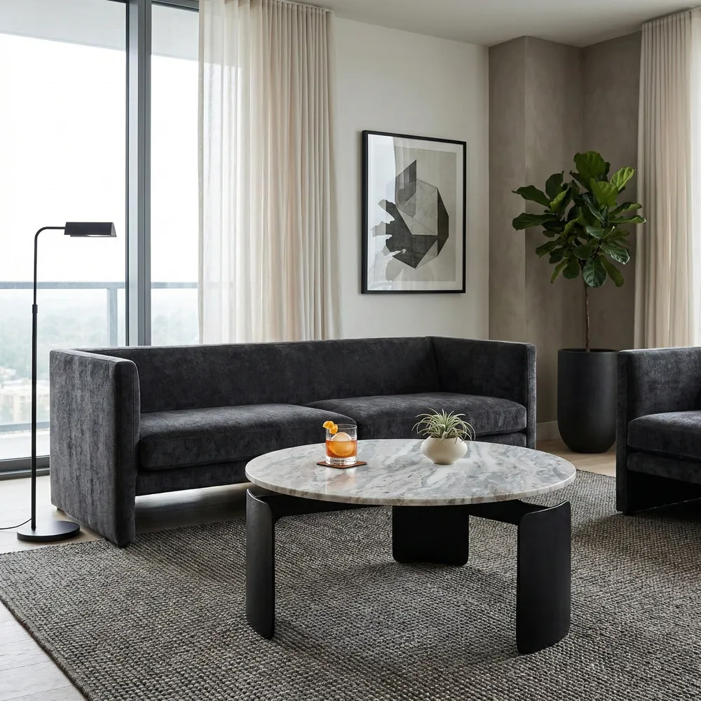 HEMMINGOAK GRAY COFFEE TABLE 13 (IN)