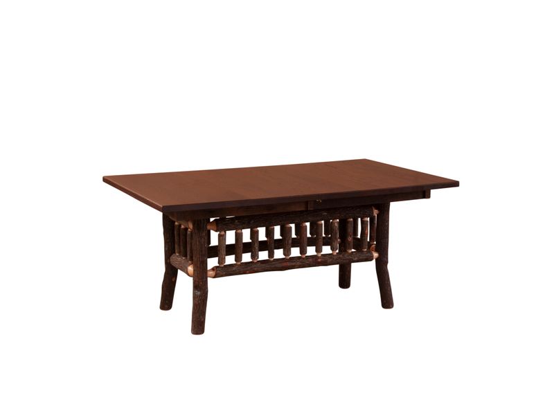Appalachian Extension Dining Table - Antique Oak Top 8