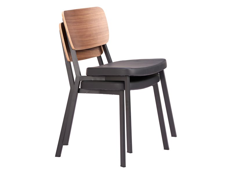 Ardenne Dining Chair Black & Brown 8