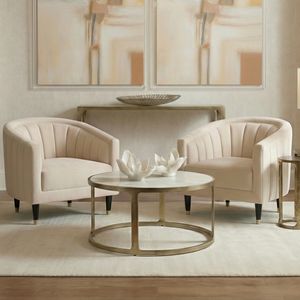 BELDENSTONE IVORY CHAIR 29 (IN) 10