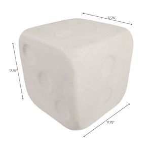 HARTSHAW WHITE STOOL 18 (IN) 10