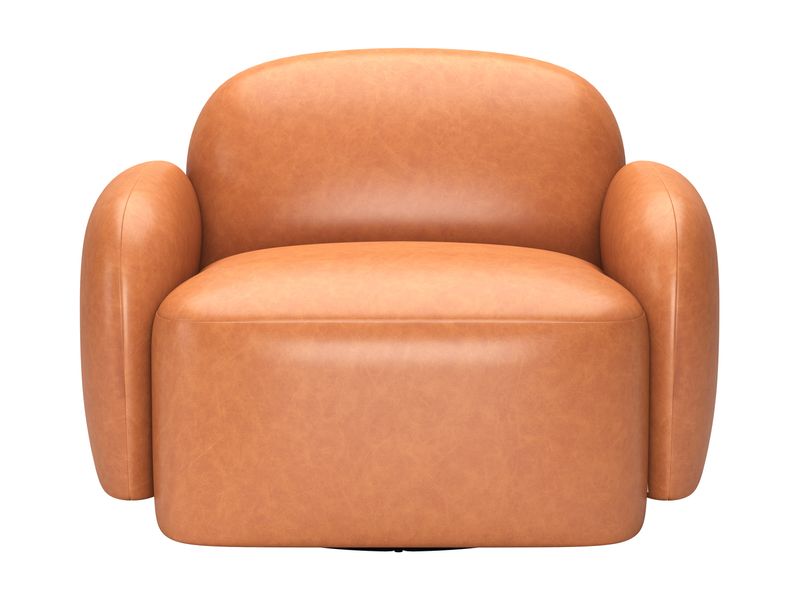 Cleo Swivel Chair Brown 4
