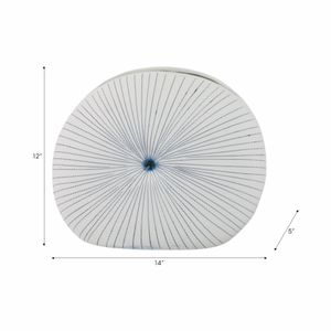 LOCHFORD WHITE VASE 12 (IN) 9