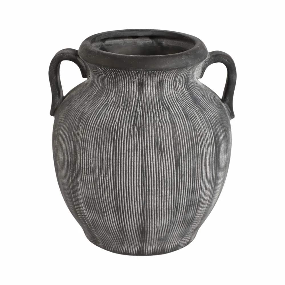 ALTONMILL BLACK VASE 10 (IN)
