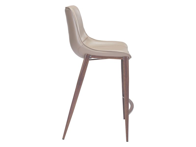 Magnus Counter Stool Brown & Walnut 3