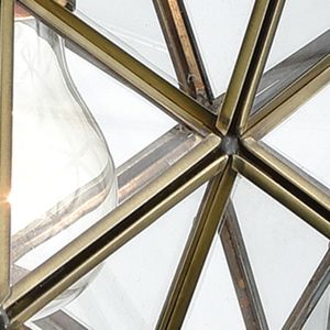 Moravian Star 12'' Wide 1-Light Mini Pendant - Antique Brass 3