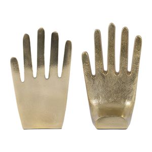 CLEOWAY SET OF 2 GOLD BOOKENDS 7 (IN) 6