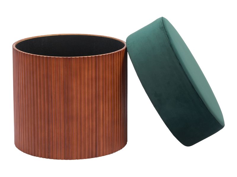 Boto Storage Ottoman Green 5