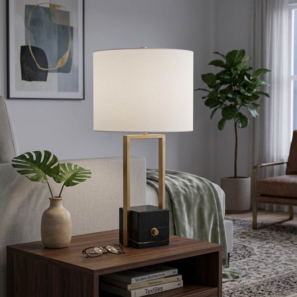 ADLERROSE BLACK LAMP 27 (IN)