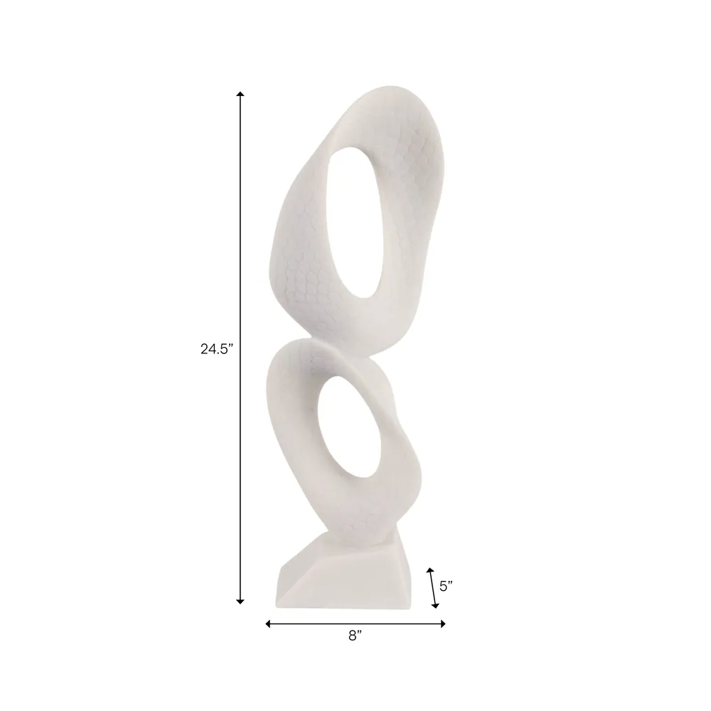 DARIENSTONE WHITE DECOR 25 (IN)